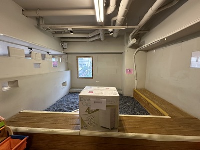 親子餐廳遊戲區內不合格設施已先行暫停使用